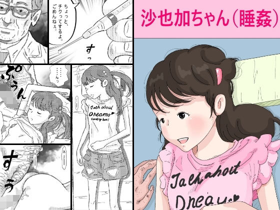 [貧乳・微乳 スレンダー]沙也加ちゃん睡姦 エロ漫画同人誌