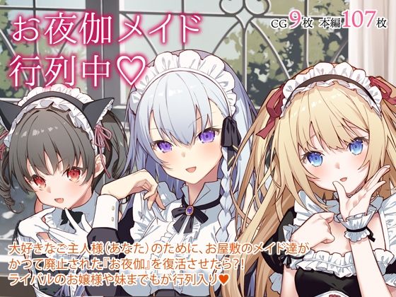 [処女 お嬢様・令嬢]お夜伽メイド行列中！ エロ漫画同人誌