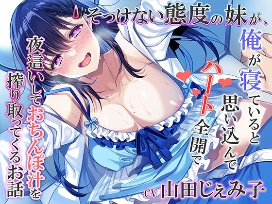 [近親相姦 中出し]そっけない態度の妹が、俺が寝ていると思い込んでハート全開で夜●いしておちんぽ汁を搾り取ってくるお話 エロ漫画同人誌