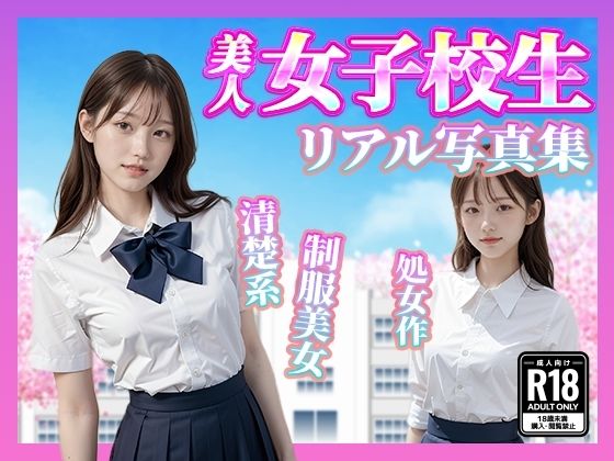 [制服 学園もの]女子校生リアル写真集 〜 憧れの美人JK エロ漫画同人誌