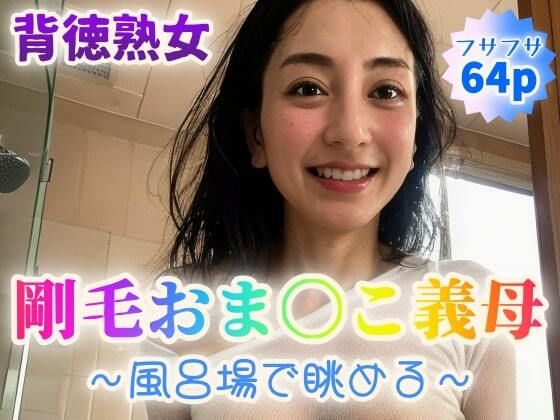 [辱め 義母]【背徳熟女】剛毛おま〇こ義母〜風呂場で眺める〜【64p】 エロ漫画同人誌